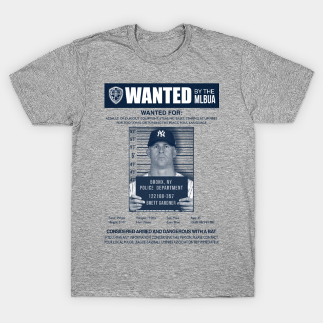 brett gardner t shirts